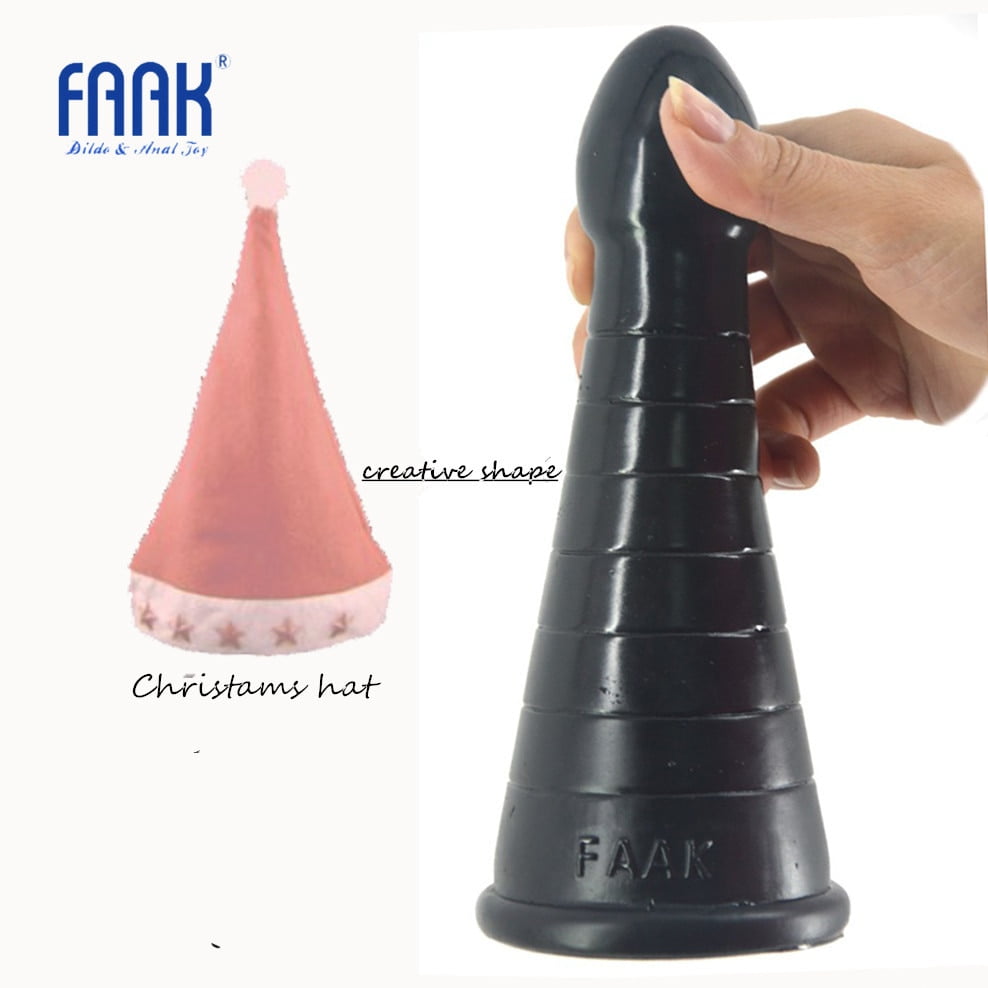 FAAK-Big-anal-plug-Christmas-hat-large-dildo-butt-plug-anal-toys-massage-adult-sex-products-1