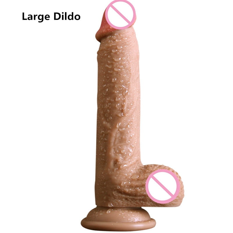 Real-Skin-Feel-Silicone-Soft-Dildo-Suction-Cup-Realistic-Penis-Big-Dick-Sex-Toys-For-Woman-2