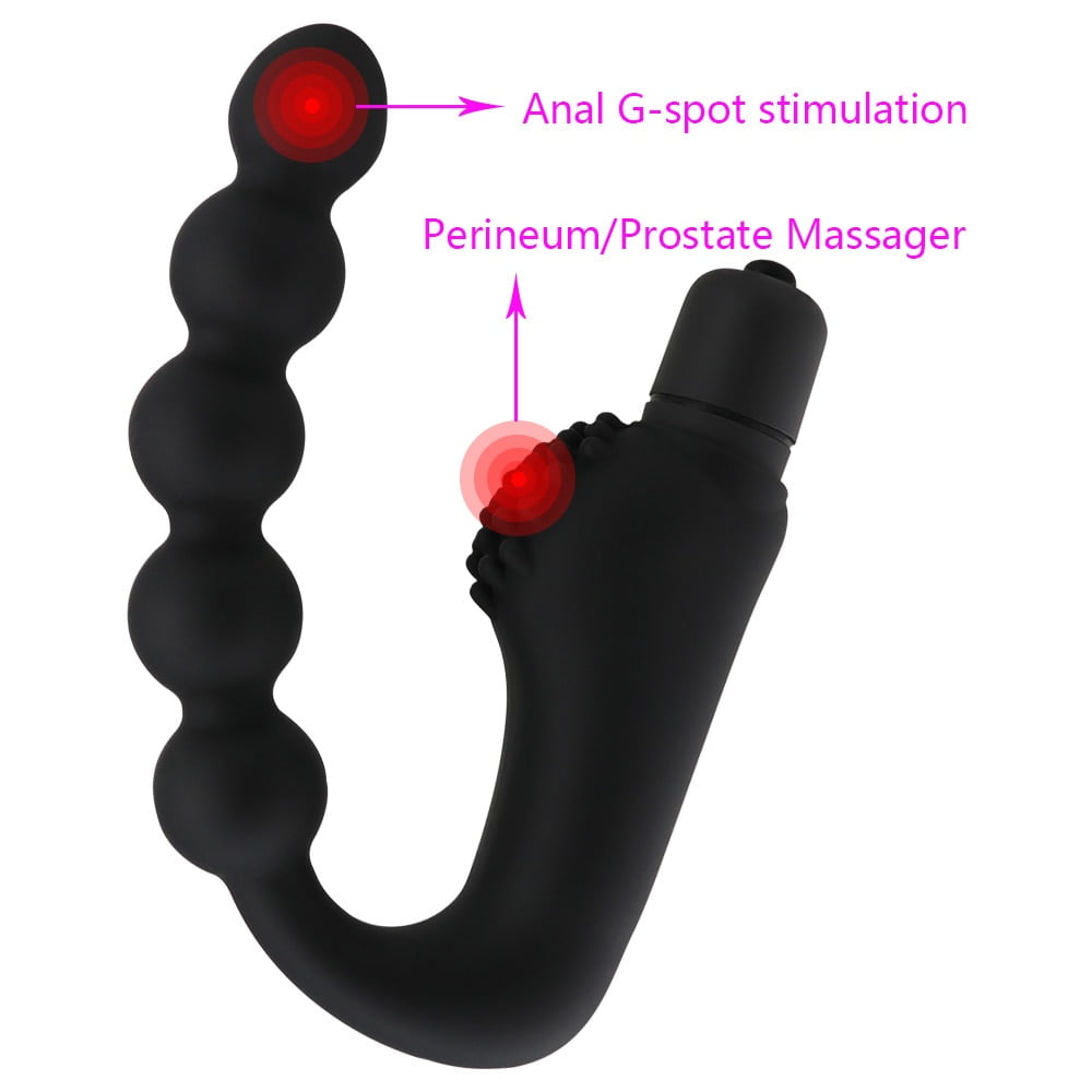 Silicone-10-Speeds-Anal-Plug-Prostate-Massager-Vibrator-Butt-Plugs-5-Beads-Sex-Toys-for-Woman-2