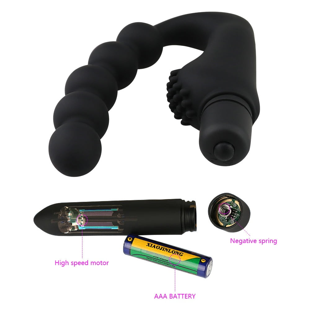 Silicone-10-Speeds-Anal-Plug-Prostate-Massager-Vibrator-Butt-Plugs-5-Beads-Sex-Toys-for-Woman-3